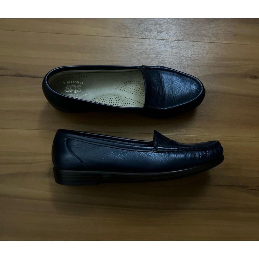 Womens SAS Simplify Everyday‎ Blue Slip On Casual Loafer Shoes